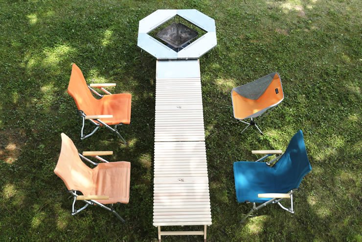 楽天市場】折りたたみ ウッド ローテーブル 196ひのきのキャンプ用品