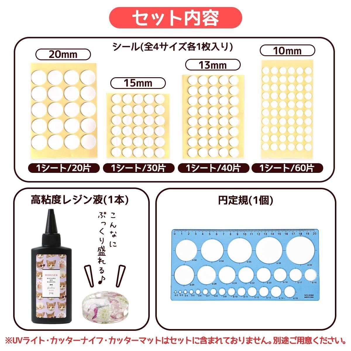 楽天市場】【シール】4サイズ作れる♪ぷくぷくシール量産セット 両面