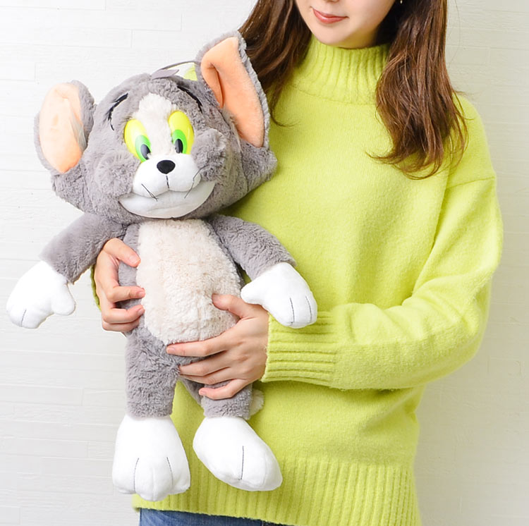 トムとジェリー ぬいぐるみ レトロ トム ぬいぐるみ グレー 希少品