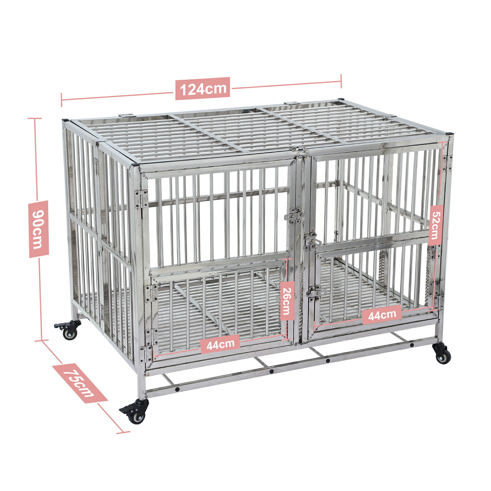 楽天市場】ポイント5倍 限定特典付 犬ゲージ 中型犬 屋根付き 大きめ