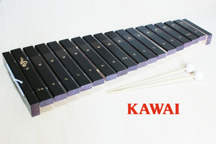 美品】河合楽器 KAWAI シロフォン 卓上木琴 30鍵盤 シロホン16S 1309