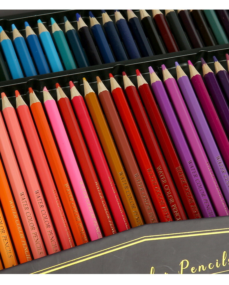 楽天市場】色鉛筆 72色セッ 水彩色鉛筆 画材セット カラーペン カラー