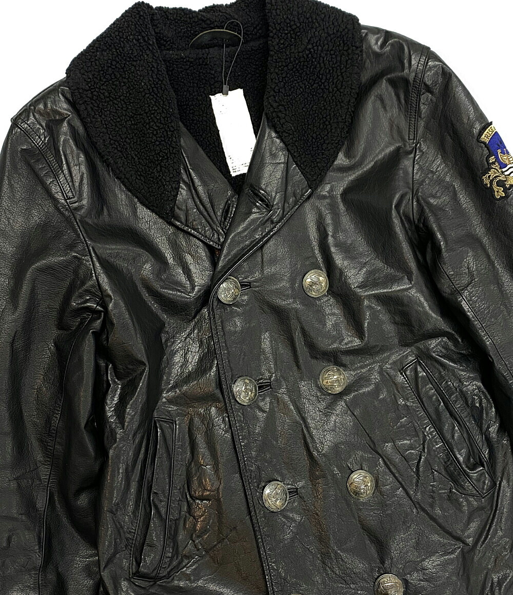 楽天市場】【中古】 ダブルタップス 水牛 レザージャケット BLACK