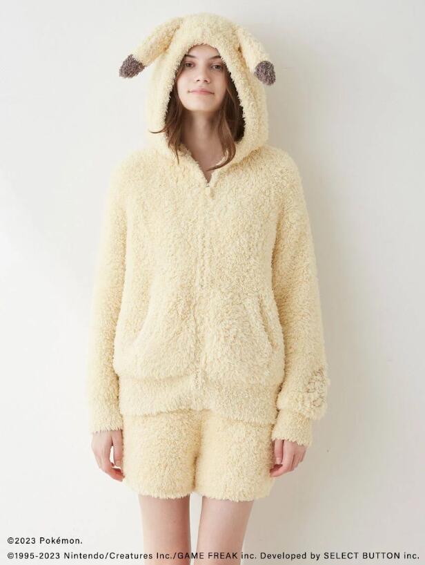 ジェラート ピカチュウパーカ＆ショートパンツセット