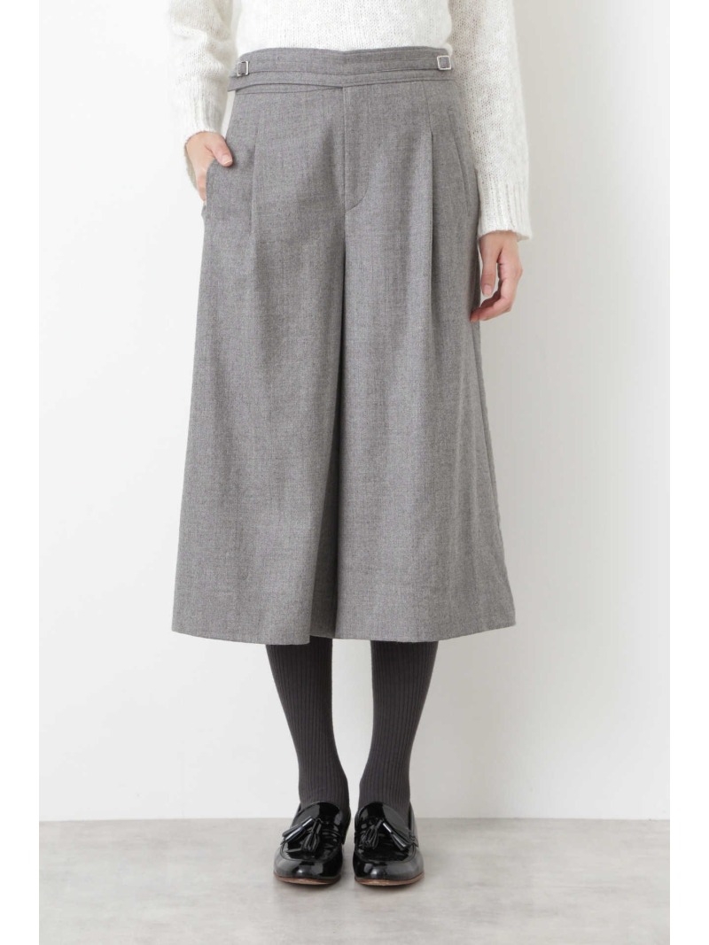 FUGAFUGA 抽象パターン ガウチョパンツ グレー 新品 FUGAFUGA 抽象