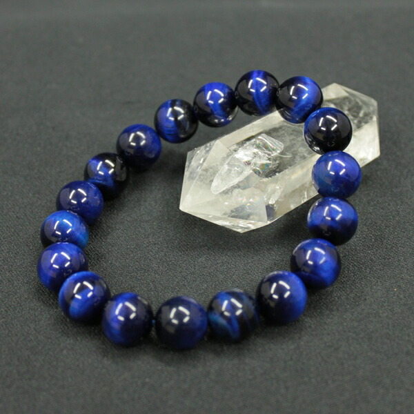 楽天市場】ブルータイガーアイ 虎目石 ブレスレット 天然石 ブルー