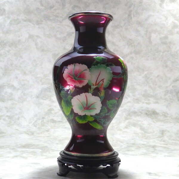 楽天市場】【11日まで10％OFFクーポン】 七宝焼き 中国 七宝焼 花瓶