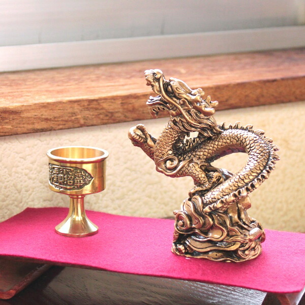 楽天市場】龍の置物 かわいい 金色 風水 龍 置物 玄関 風水龍の置物 金