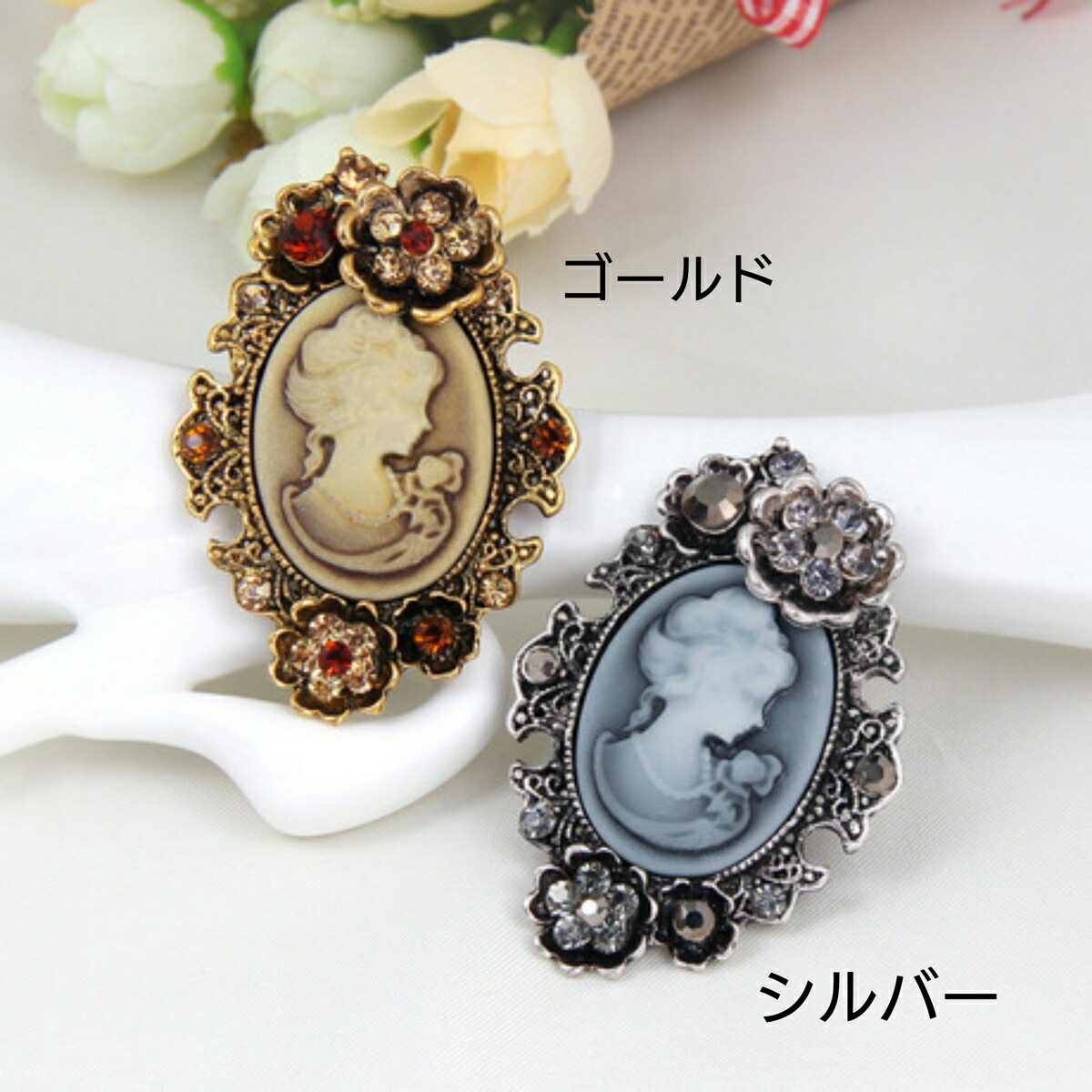 楽天市場】アンティーク カメオ ブローチ : Aquarius
