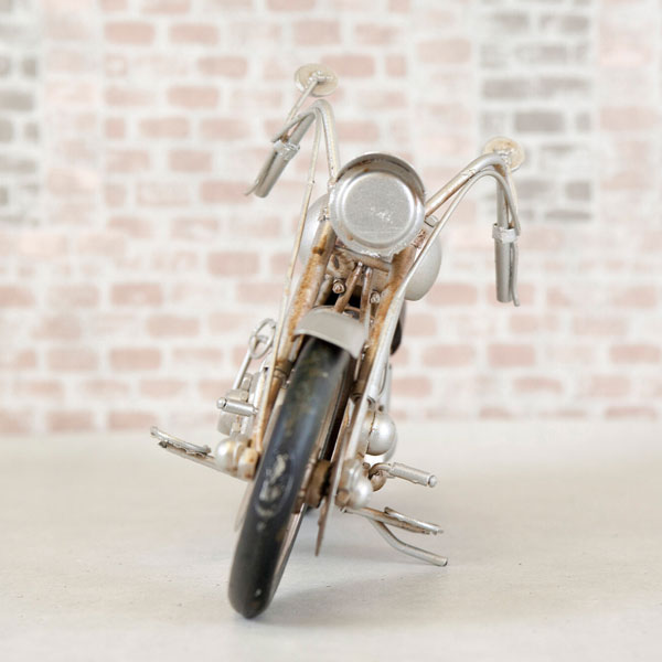 楽天市場】ブリキのおもちゃ Vintage Motorcycle バイク 置物