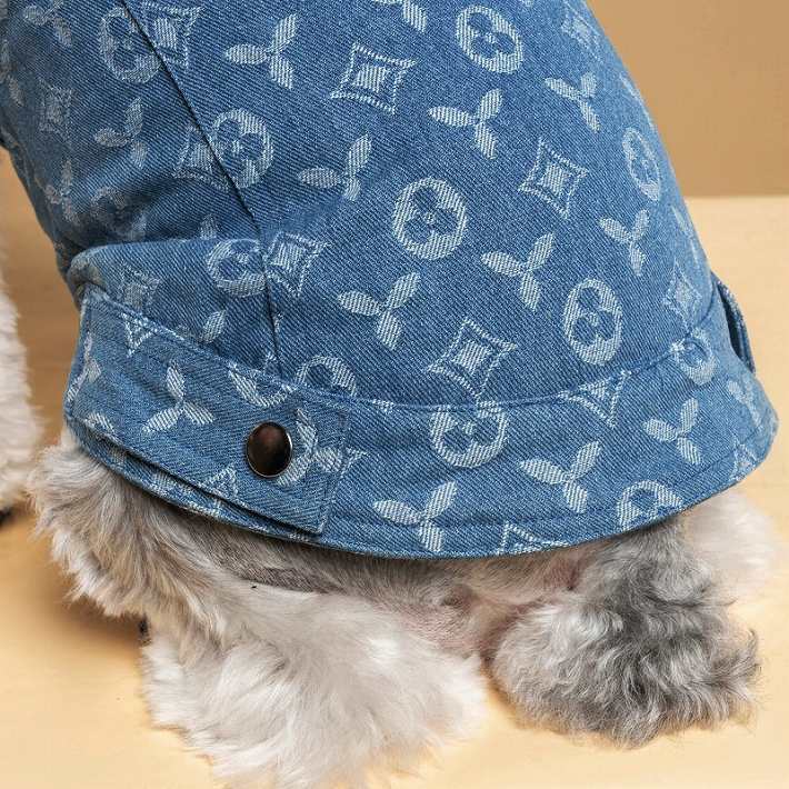 GG DENIM LINE ハート柄犬服 GG DENIM LINE ハート柄犬服
