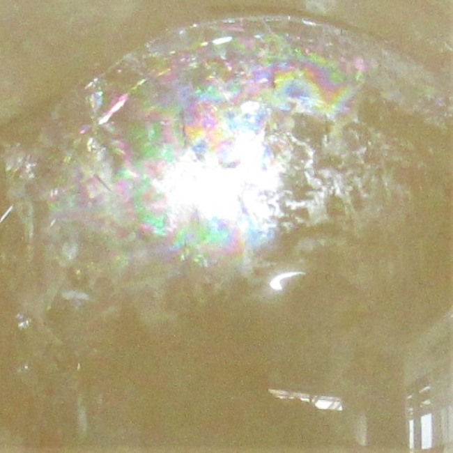 楽天市場】カルサイト 丸玉 虹入り 110mm 木製台座付 天然石 スフィア