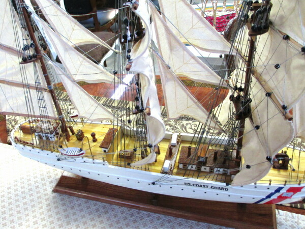 楽天市場】帆船模型 完成品 全長94cm US COAST GUARD EAGLE モデル