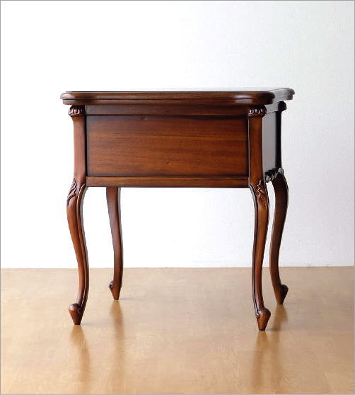 東海家具 ケント KENT 電話台 サイドチェスト 天然木 マホガニー材