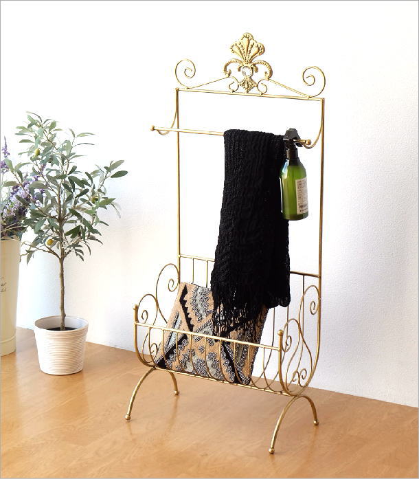 楽天市場】ハンガーラック おしゃれ アイアン エレガント アンティーク