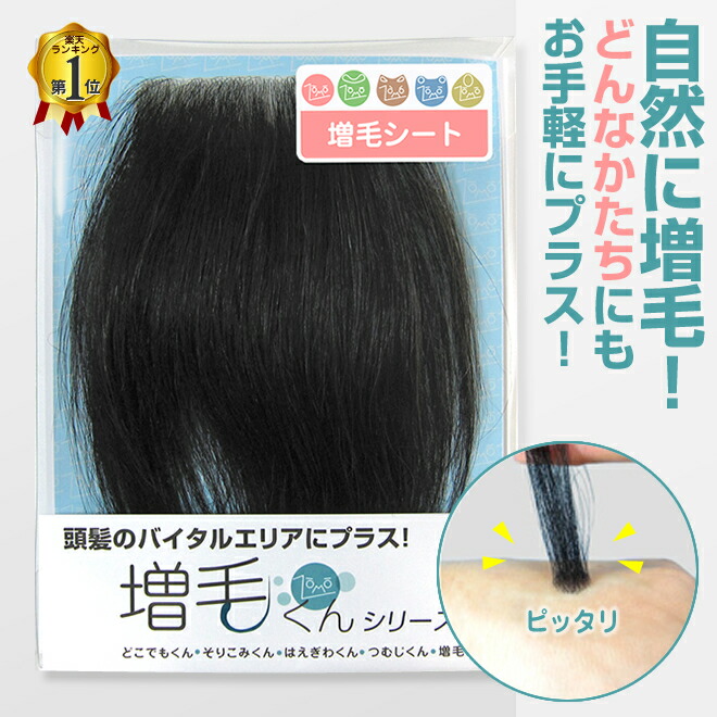 楽天市場】自由な形にカットしてプラス！増毛くんシリーズ増毛シート