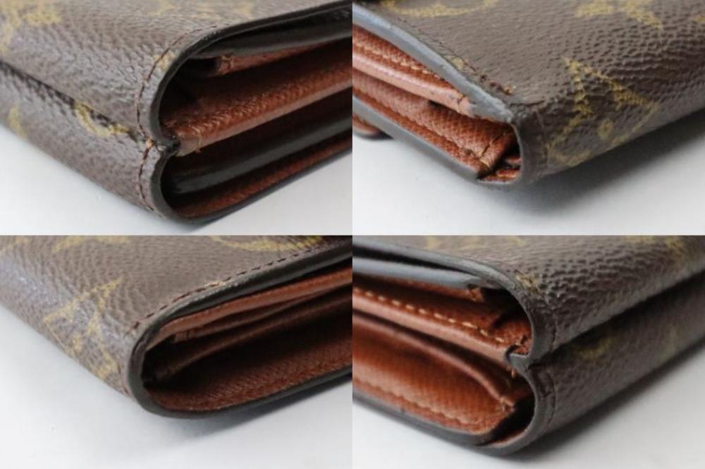 楽天市場】【中古】LOUIS VUITTON ルイヴィトン Wホック財布 三つ折り