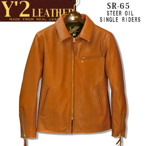 s*G様 Y'2 LEATHER STEER OILライダースJKT牛革ワイツー s*G様 Y'2