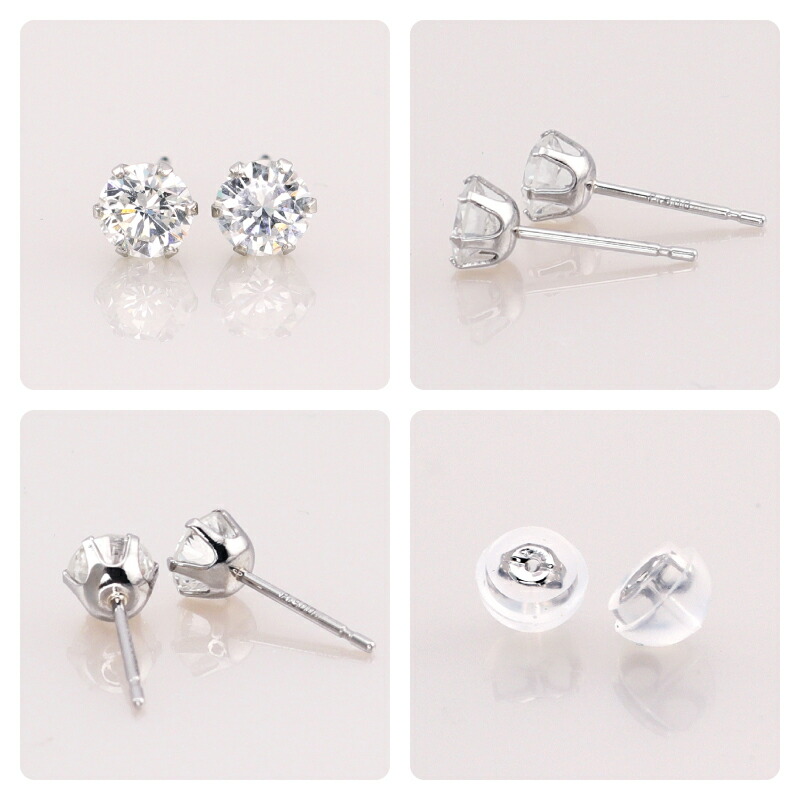 楽天市場】【中央宝石研究所】ダイヤモンド ピアス 0.6ct (0.3ct×2) G