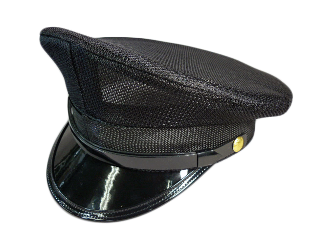 楽天市場】バス運転手制帽 黒 夏バージョン オールメッシュ 日本製