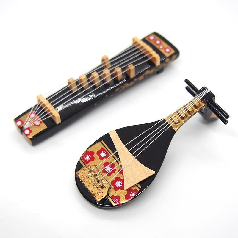 楽天市場】雛道具 雛人形 小物 お琴と琵琶 TM-1桜 かわいい雛道具 和