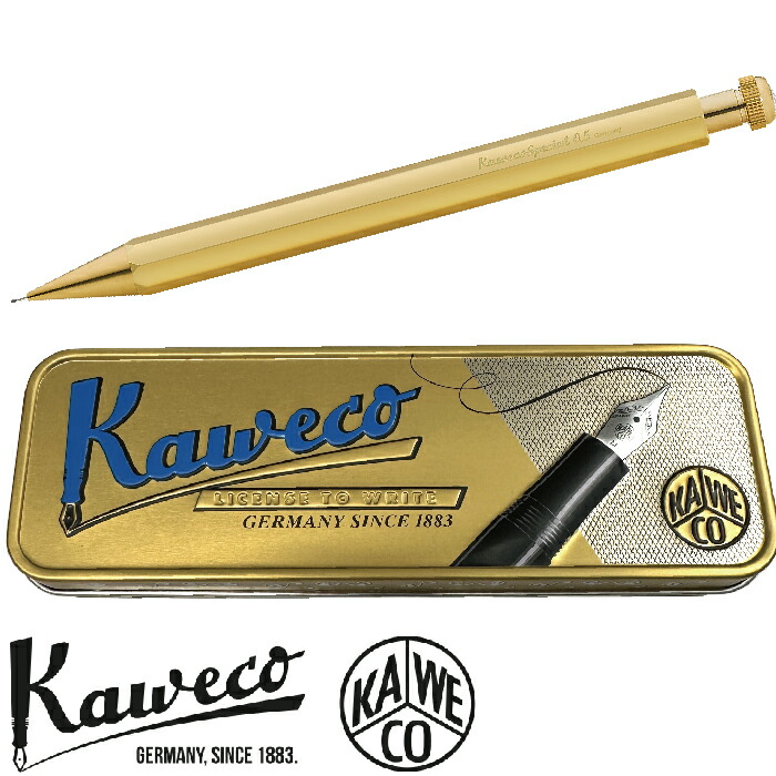 楽天市場】カヴェコ スペシャル ペンシル ブラス special KAWECO-PS-BR