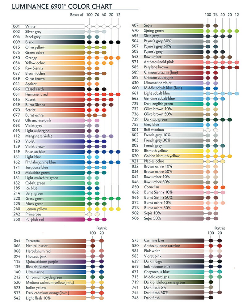楽天市場】【Caran d'Ache】カランダッシュ ルミナンス 油性色鉛筆 20