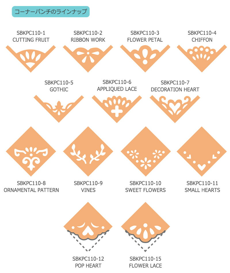 楽天市場】【Kuretake】呉竹 キュアパンチコーナー クラフトパンチ