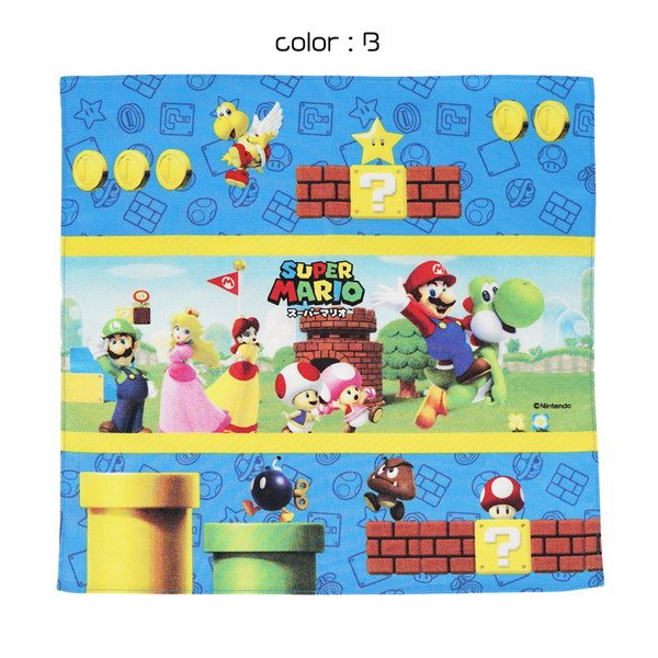 楽天市場】スーパーマリオ ランチクロス ハンカチ ナフキン タオル