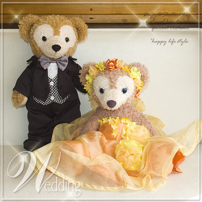 日本未発売☆新品！HKDL ダッフィ＆シェリーメィ ウェディングドール