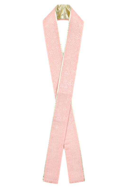 楽天市場】重ね衿 振袖 伊達衿 正絹 ピンク サーモンピンク ゴールド