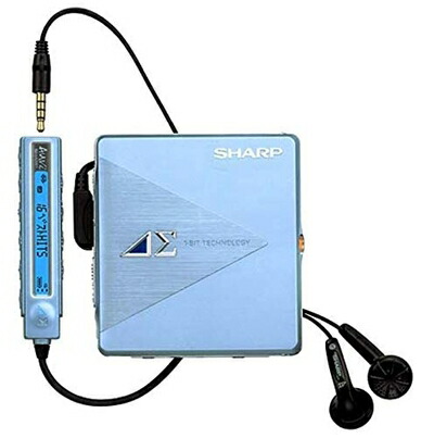 楽天市場】【中古】 SHARP ポータブルMDプレーヤー MD-DS5-A ライト