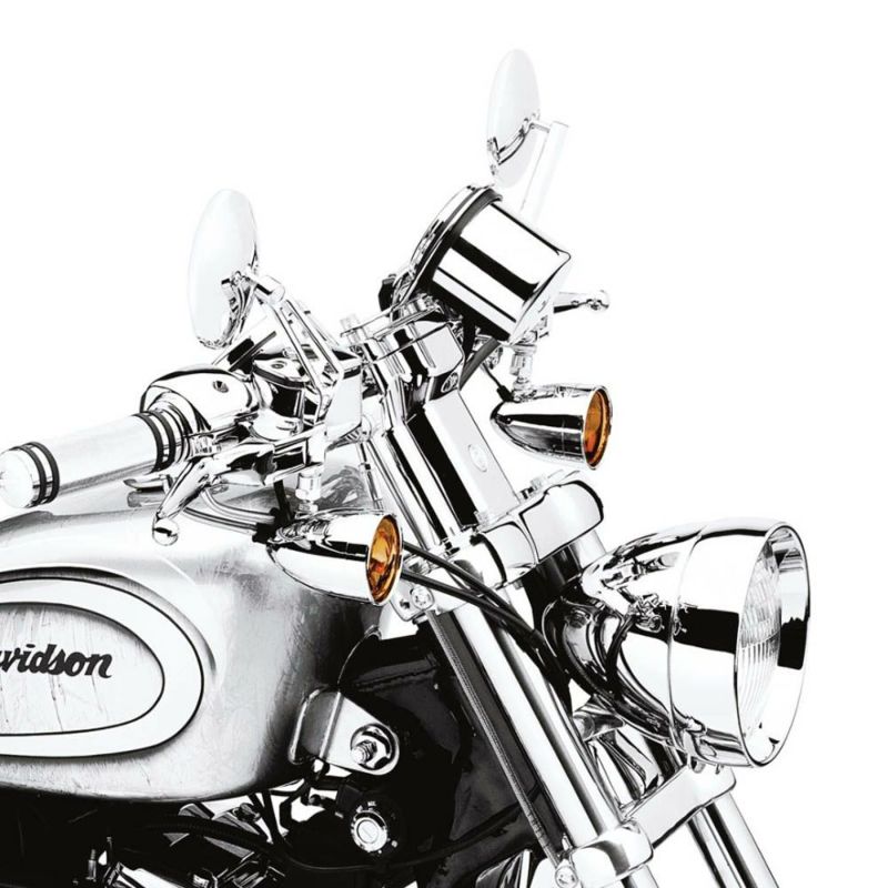 ハーレー純正 ターンシグナルトリムリング 前後セット ハーレー