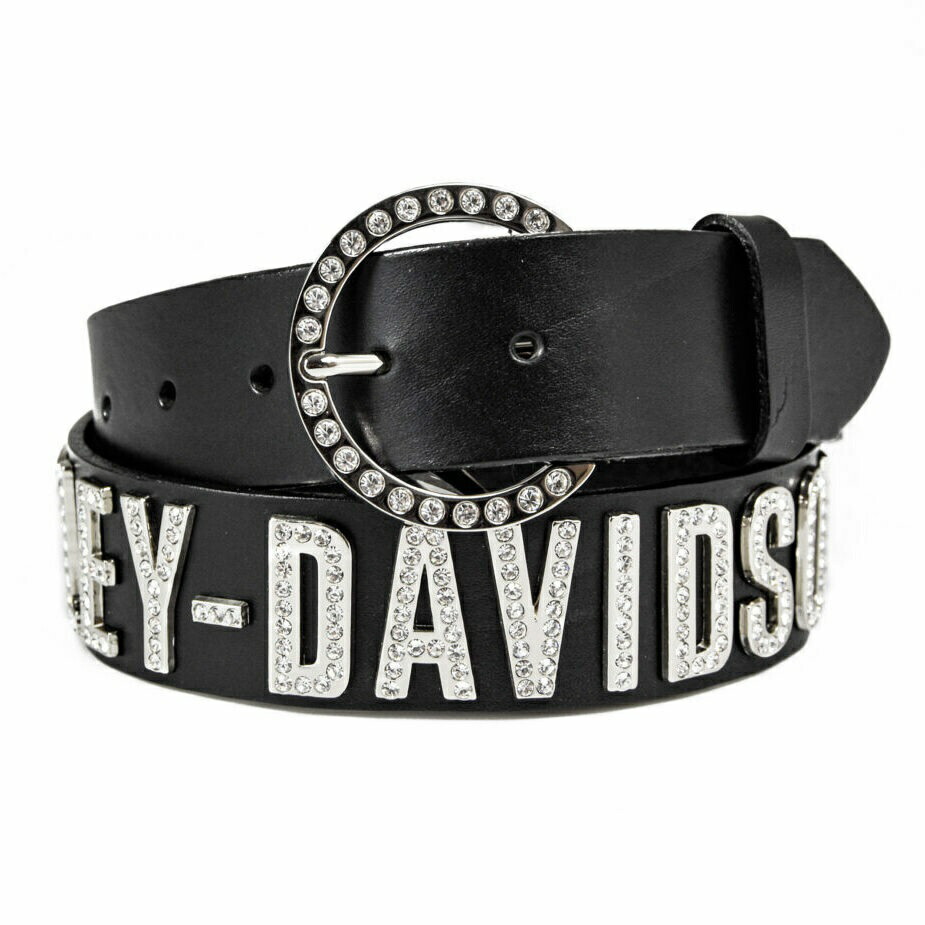 楽天市場】ハーレーダビッドソン ウィメンズ ベルト クリスタルH-D