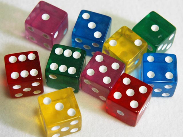 リスキーダイス (クリアブルー クリアレッド クリアブラック) 3種