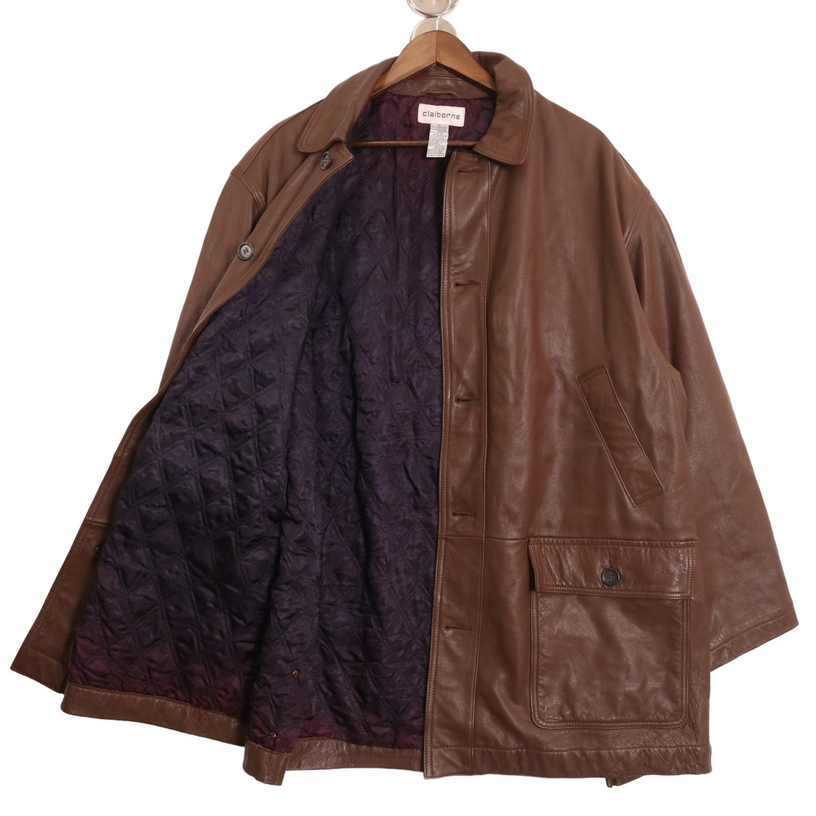 楽天市場】90年代 claiborne クレイボーン カバーオール レザー