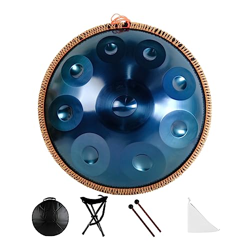 楽天市場】ハンドパン スチールドラム 9音 22インチ ハンドパンドラム