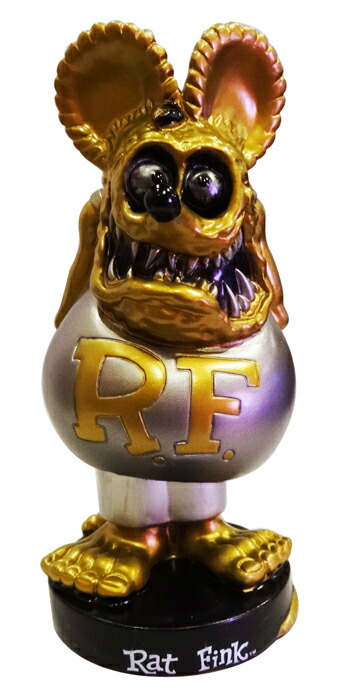 楽天市場】【首振り人形】ボビングヘッド ラットフィンク (シルバー