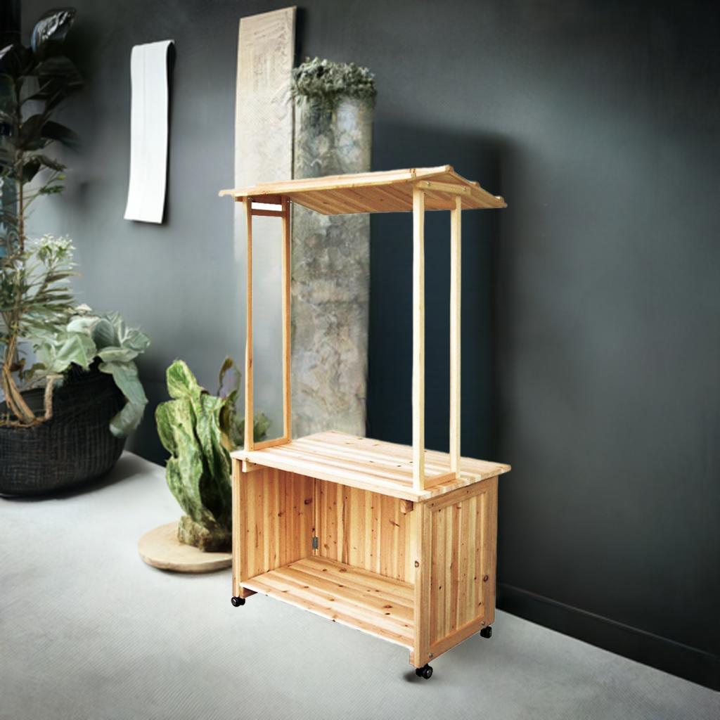 楽天市場】屋台販売台 什器 店舗備品 ディスプレイショーケース