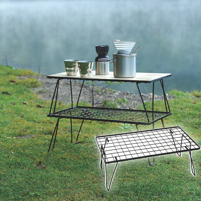 楽天市場】ユニフレーム アウトドアテーブル 60cm フィールドラック