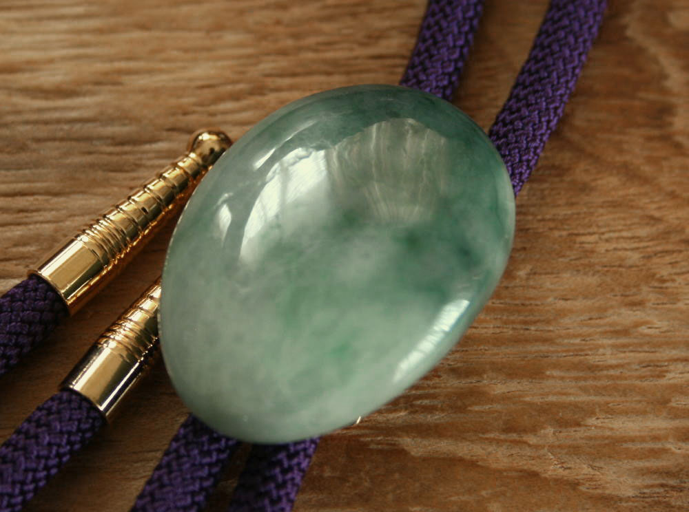 楽天市場】糸魚川翡翠ループタイ RP0065 陽春 作 糸魚川 ひすい