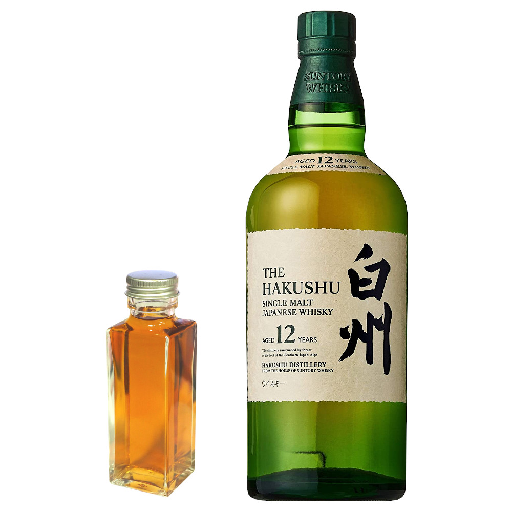 うぐいす 白州 12年 シングルモルトウイスキー 50ml✕3本 SUNTORY