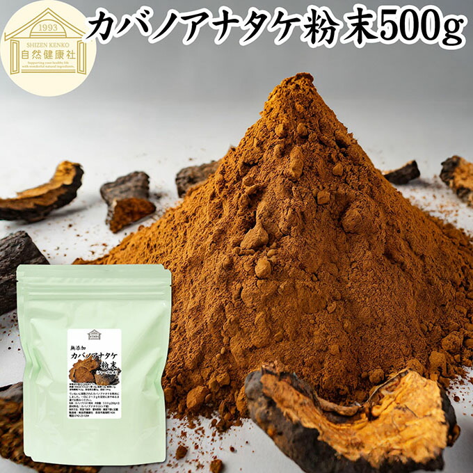 楽天市場】カバノアナタケ粉末 500g (250g×2袋) パウダー チャーガ