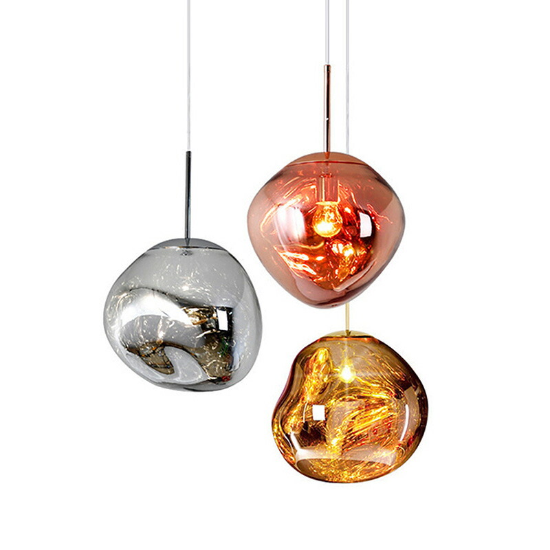 MAXRAY グラスランプ ペンダントライト 赤・黄 全4個まとめセット