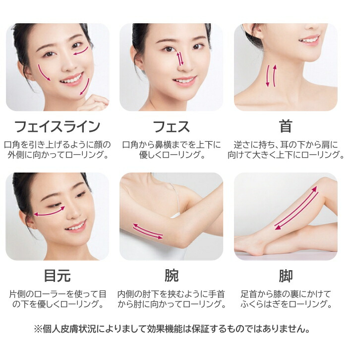 楽天市場】NICHOICE 美顔ローラー 振動3段階 Y字型 美顔器 NBT-201