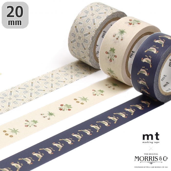 楽天市場】mt ウィリアムモリス マスキングテープ 幅20mm×7m カモ井