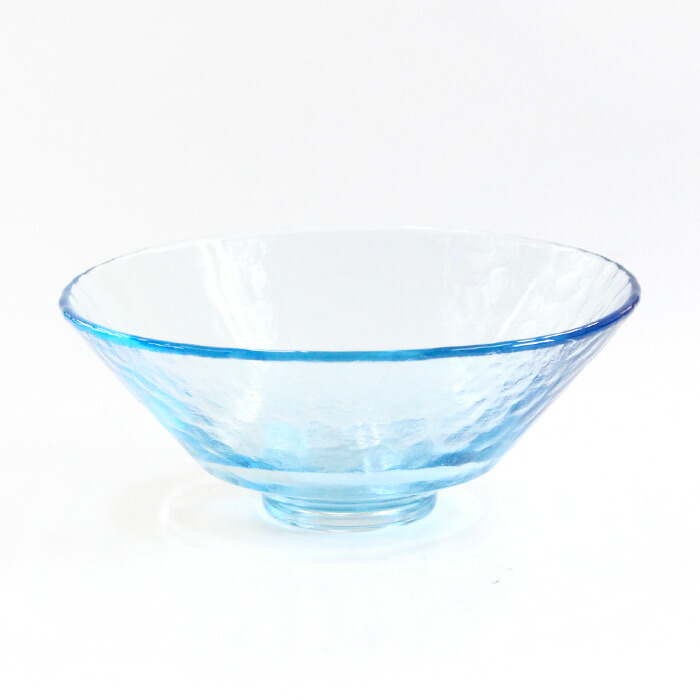 茶道具 【広畑久仁彦】蟹図 ガラス 平茶碗 紙箱 義山 夏茶碗 茶道具