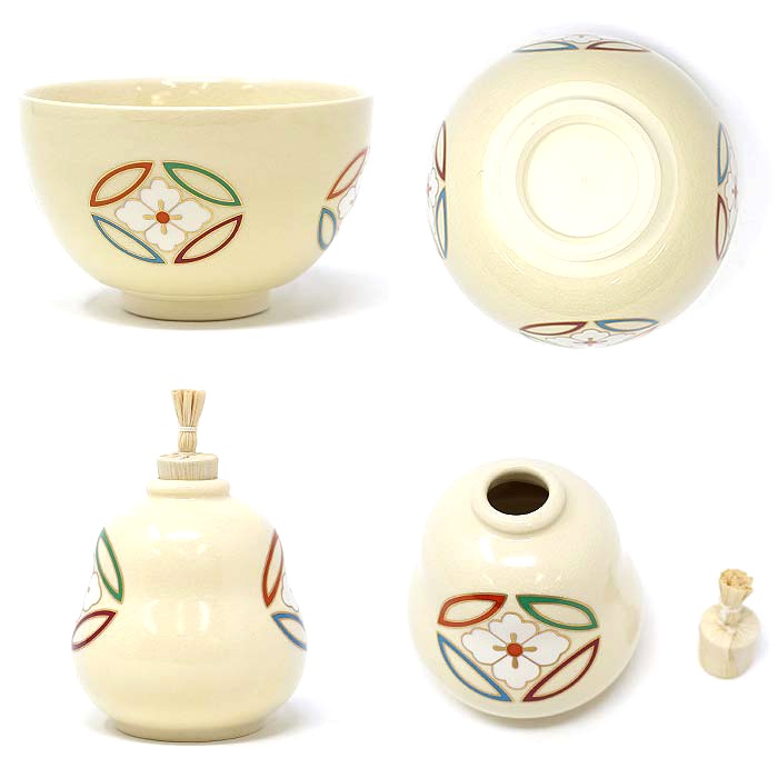 楽天市場】茶道具 茶箱 花七宝10点 セット 茶箱セット 茶碗 振出 棗