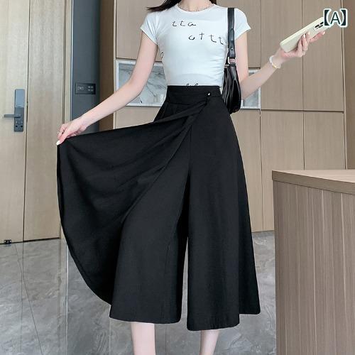 新品 heve サテンフレアガウチョパンツ36 2024AW 新品 heve サテン