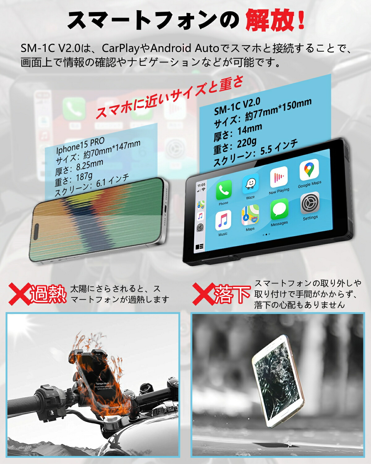 楽天市場】【ポイント5倍UP！2/10 1:59迄】【超薄型設計+自動輝度調整